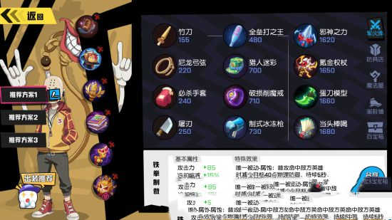 非人学园金禅出装推荐 金禅装备搭配指南