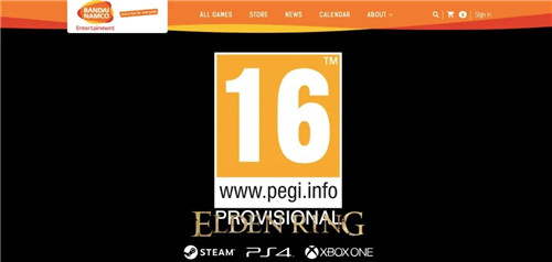 《Elden Ring》官网更新PEGI评级 新预告或将到来