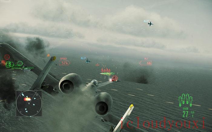 皇牌空战7：突击地平线中英文截图2