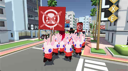 萌军游行截图2