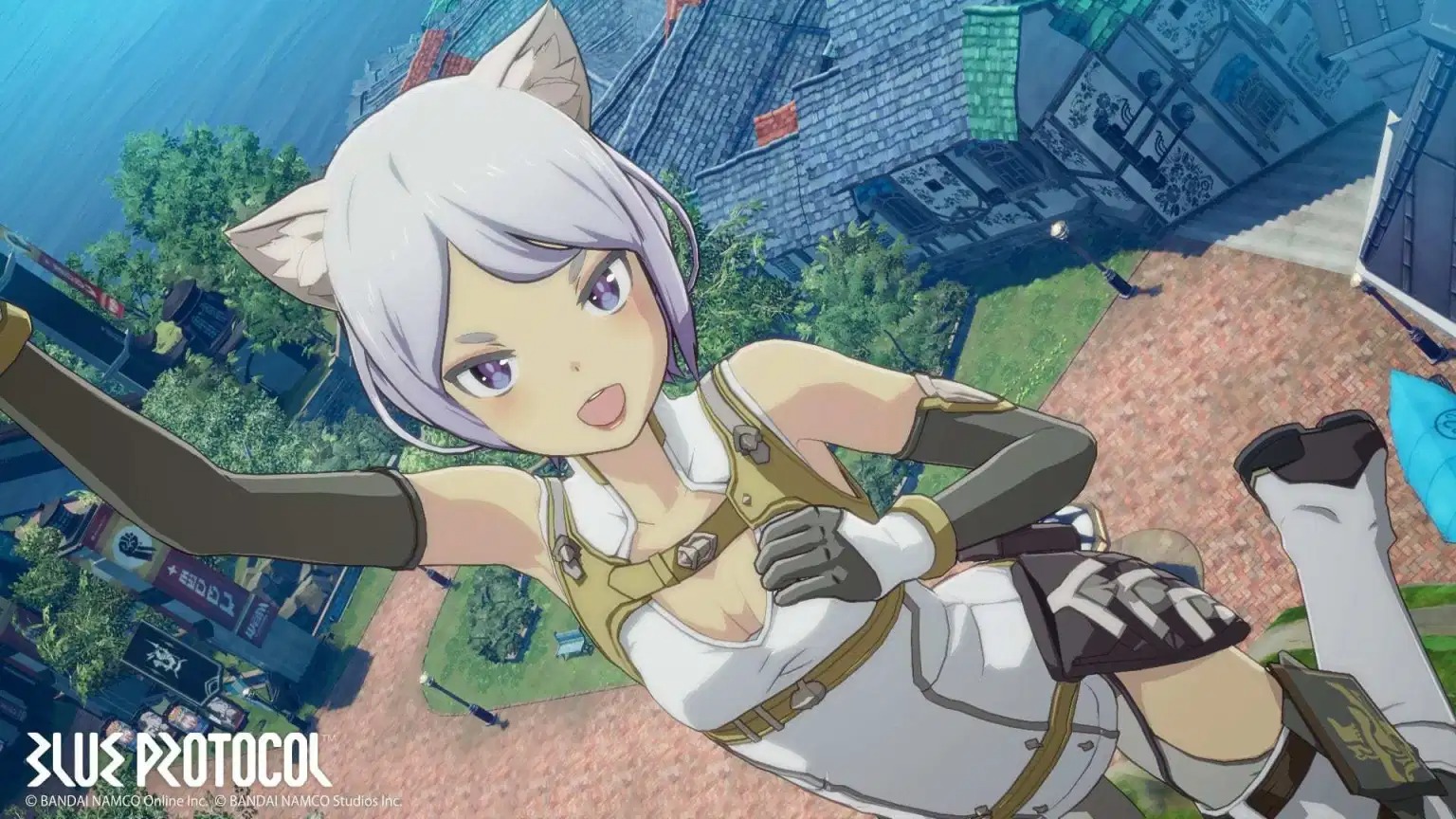 万代南梦宫出品的MMORPG蓝色协议实机演示公布 回避攻击动作介绍