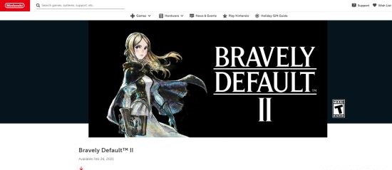 《勇气默示录2》Demo上架Nintendo eShop 玩家可免费下载试玩