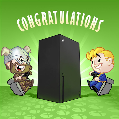 B社发图用经典形象庆祝Xbox Series X主机发售