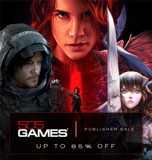 505 Games在Steam平台开启限时“发行商特卖”