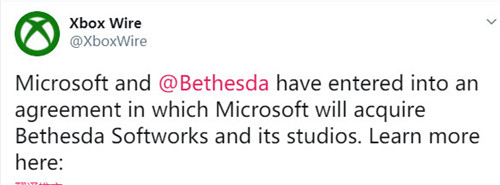 微软花费75亿美元收购Bethesda和旗下工作室