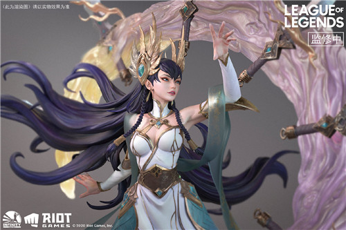 开天工作室与拳头合作推出LOL玉剑传说艾瑞莉娅雕像