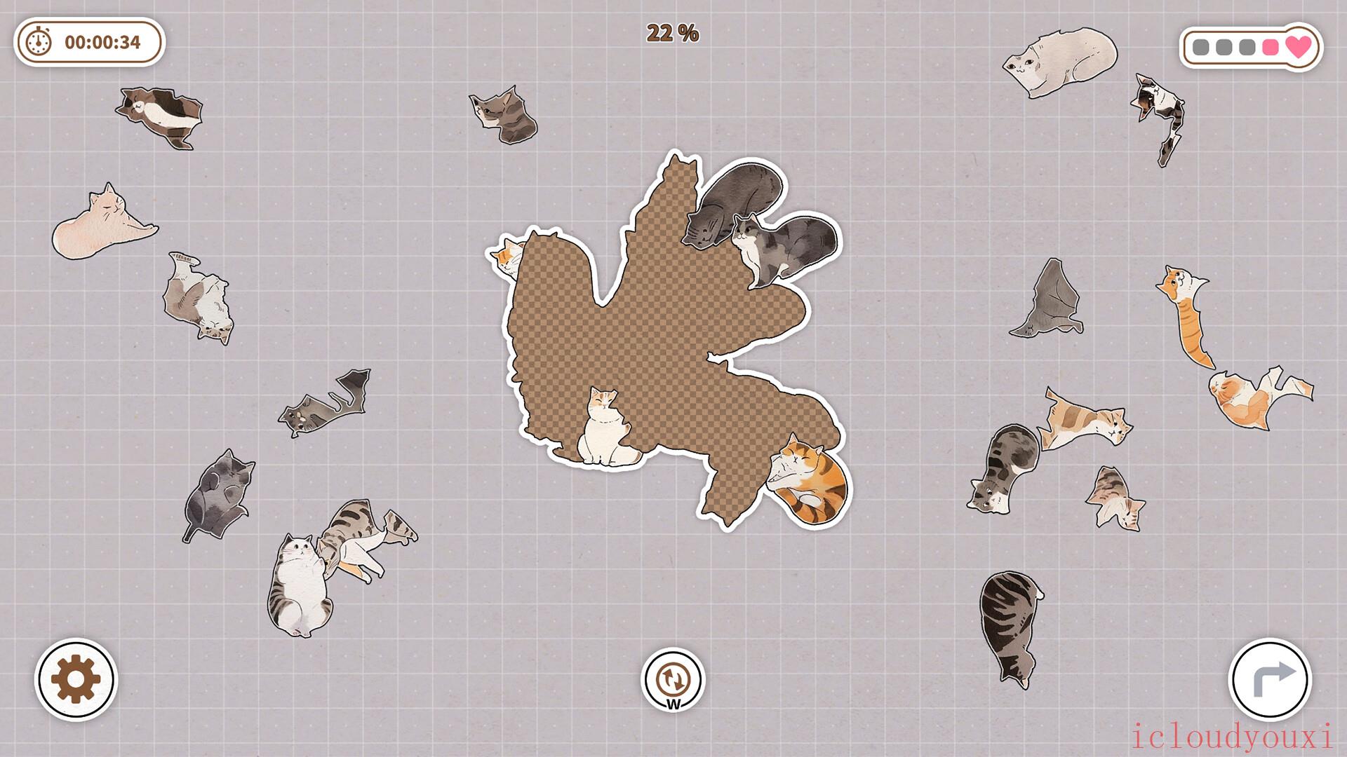 挤在一起的猫猫们截图1